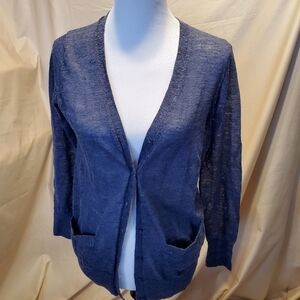 J.Crew Linen Cardigan SZ XS